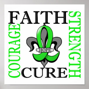 Fleur De Lis 3 Non-Hodgkins lymphoma Poster