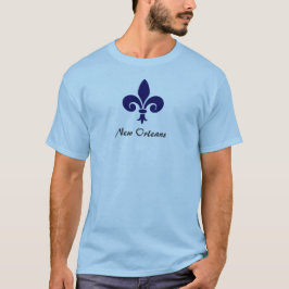 Fleur de Lis Anpassningsbar utslagsplats Tee Shirt