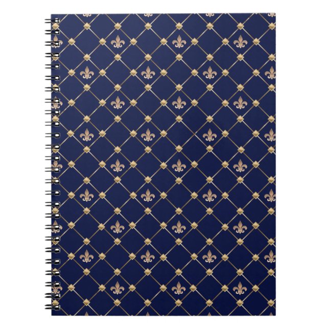 Fleur de Lis Anteckningsbok (Framsidan)