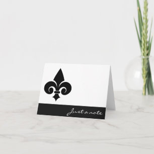 Fleur De Lis-anteckningskort Kort