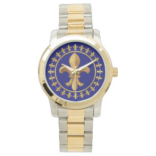 Fleur de lis armbandsur