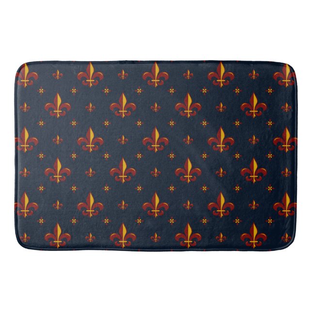 Fleur De Lis Badrumsmatta (Framsidan)