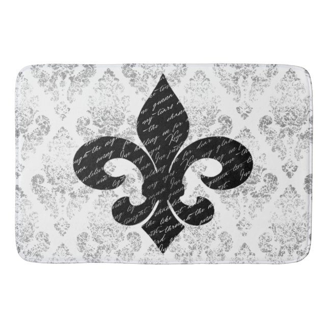 Fleur De Lis Badrumsmatta (Framsidan)
