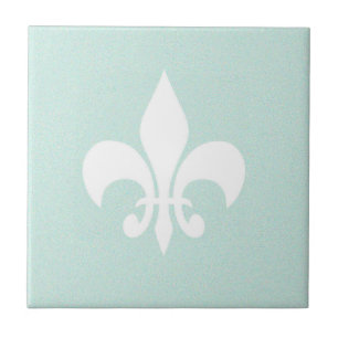 Fleur-de-Lis belägger med tegel Kakelplatta