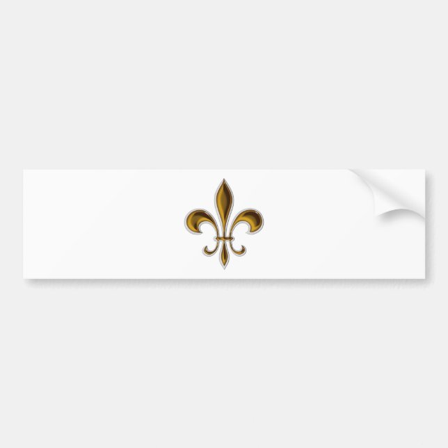 Fleur De Lis Bildekal (Framsidan)