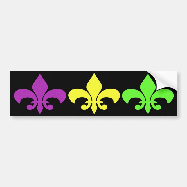 Fleur de Lis Bildekal (Framsidan)