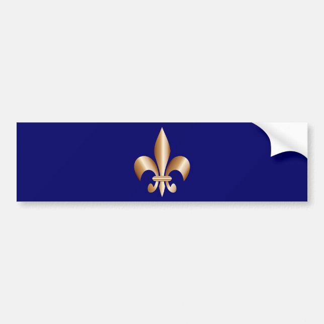 Fleur de lis bildekal (Framsidan)
