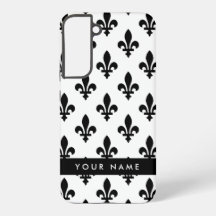 Fleur de Lis, Black on White, Black, Your Name
