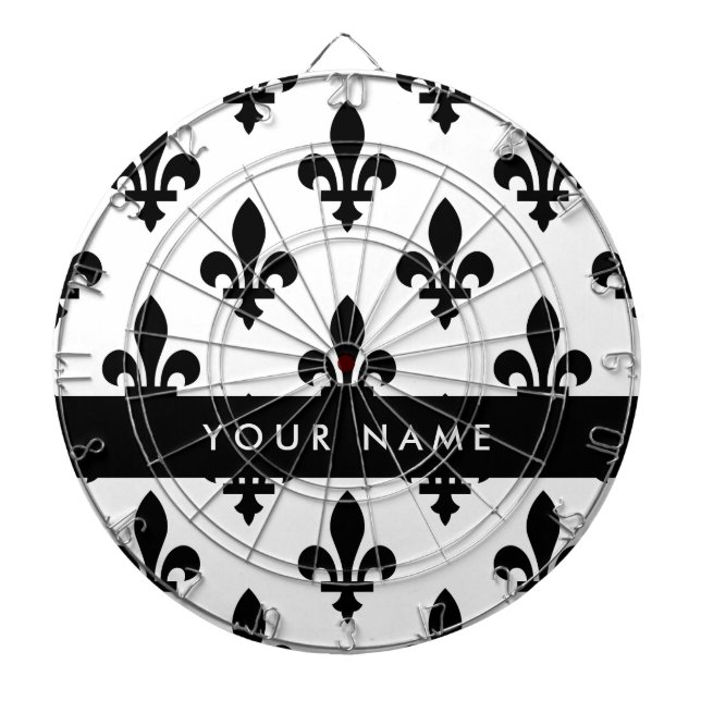 Fleur de Lis, Black on White, Black, Your Name Darttavla (Framsidan)