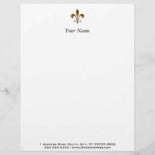 Fleur De Lis Brevhuvud