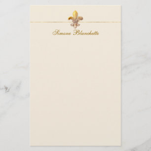 Fleur-de-lis Brevpapper