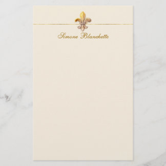 Fleur-de-lis Brevpapper