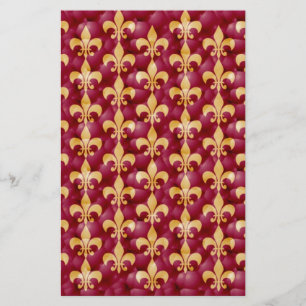 Fleur de lis brevpapper
