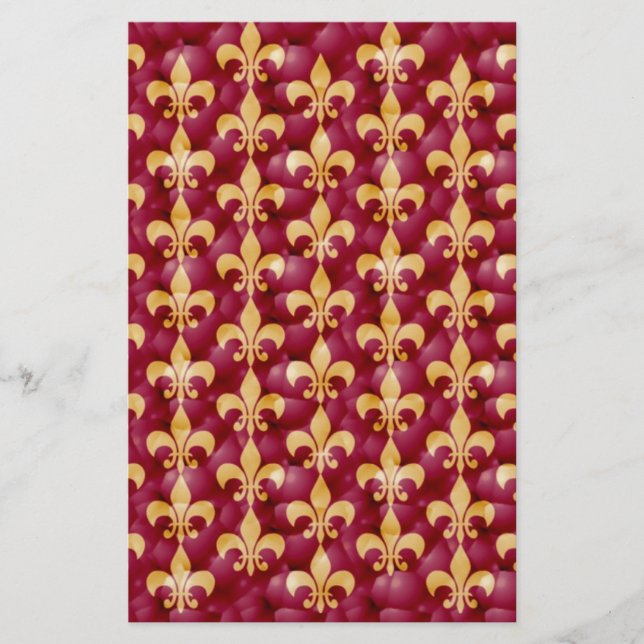 Fleur de lis brevpapper (Framsida)