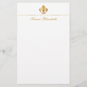 Fleur-de-lis Brevpapper