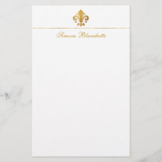 Fleur-de-lis Brevpapper