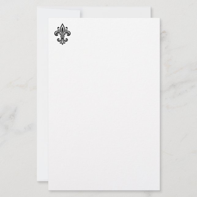 Fleur De Lis Brevpapper (Framsida)