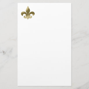 Fleur de Lis Brevpapper