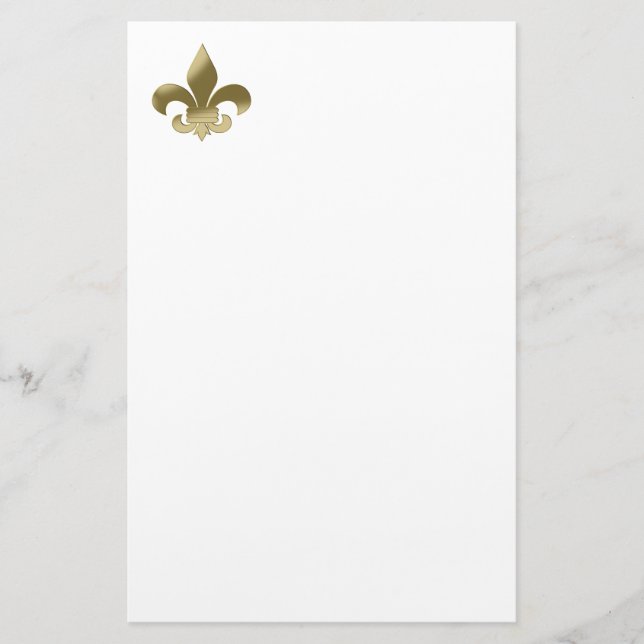 Fleur de Lis Brevpapper (Framsida)