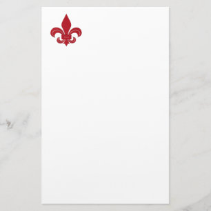 Fleur de Lis Brevpapper