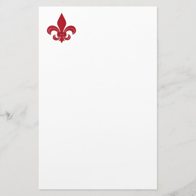 Fleur de Lis Brevpapper (Framsida)