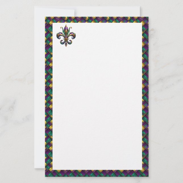 Fleur De Lis Brevpapper (Framsida)