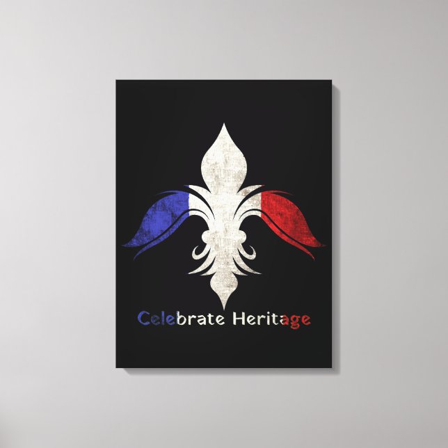 Fleur-de-Lis Canvastryck (Framsida)