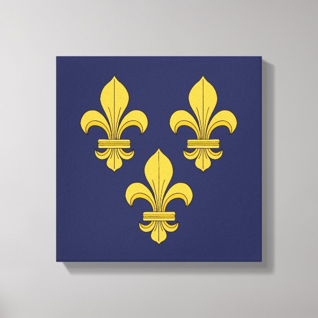 Fleur-de-lis Canvastryck (Framsida)