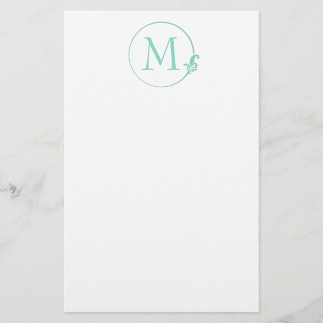 Fleur-de-Lis Circle Brevpapper (Framsida)