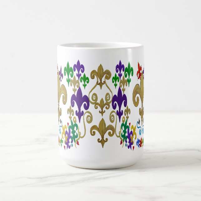 Fleur de lis coffee mug kaffemugg (Center)