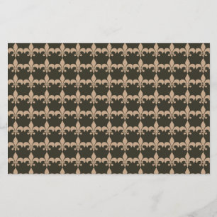 Fleur de Lis Craft Papper