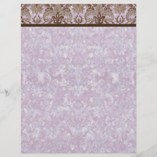 Fleur de Lis Damask - Matchning av tomt papper