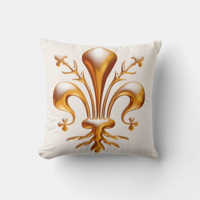 Fleur de Lis (de Lys) Kudde (Framsida)