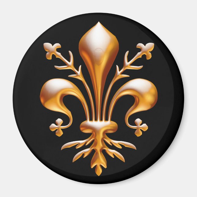 Fleur de Lis (de Lys) Magnet (Framsidan)