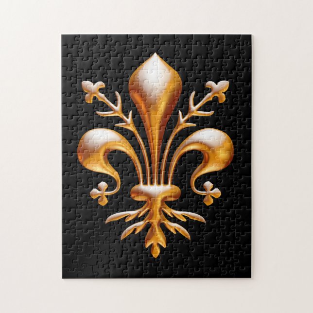 Fleur de Lis (de Lys) Pussel (Vertikal)