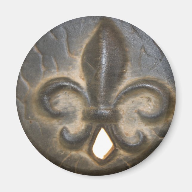 Fleur De Lis Design Magnet (Framsidan)
