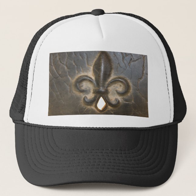 Fleur De Lis Design Truckerkeps (Framsida)