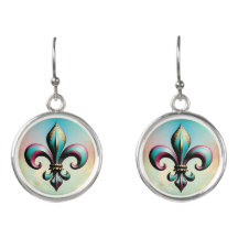 Fleur de lis Drop Earrings