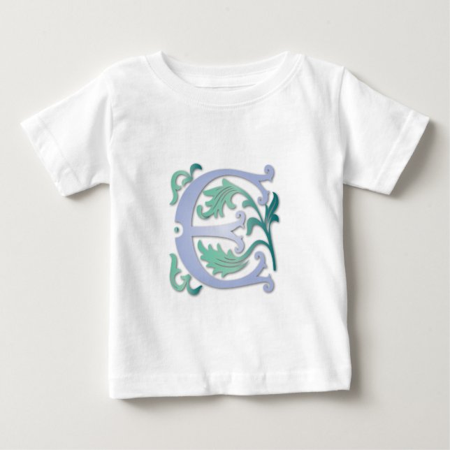 Fleur-de-lis E Monogram Tee Shirt (Framsida)