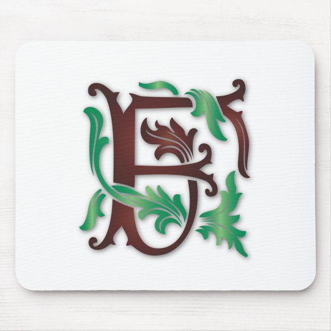 Fleur-de-lis F Monogram Musmatta (Framsidan)