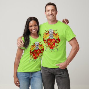 Fleur De Lis Familj vapensköld T Shirt