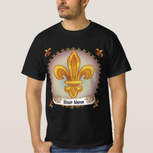 Fleur De Lis Familjevapen Efternamn T Shirt