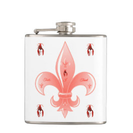 Fleur De Lis Flask Fickplunta