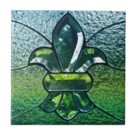Fleur De Lis Flor New Orleans grön gnistra