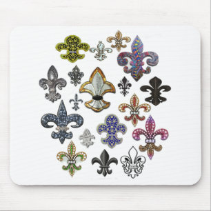Fleur De Lis Flor New Orleans juvelgnistra Musmatta
