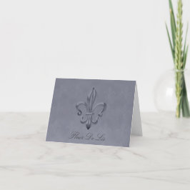 Fleur De Lis FÖRBIGÅ Notera kort