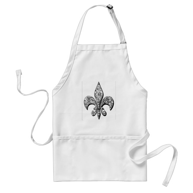 fleur-de-lis förkläde (Framsidan)