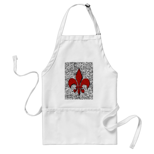 fleur de lis förkläde (Framsidan)