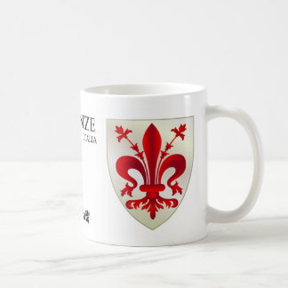 Fleur de lis från Florence, kaffemugg för italien