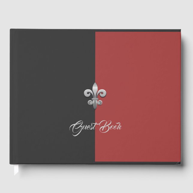 Fleur De Lis Guest Bok (Framsida)